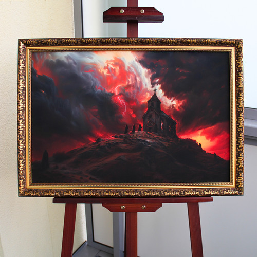 Kirchen gothic poster dunkles - gothic, poster,